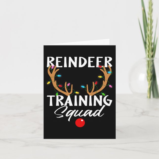 Julkörning Rener Springer Training Squad T Kort (Framsida)