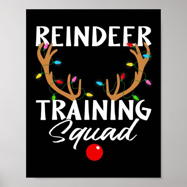 Julkörning Rener Springer Training Squad T Poster (Framsidan)