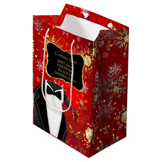 Julkorprat Black Tie Dinner Party Red (Framsidan Vinklad)