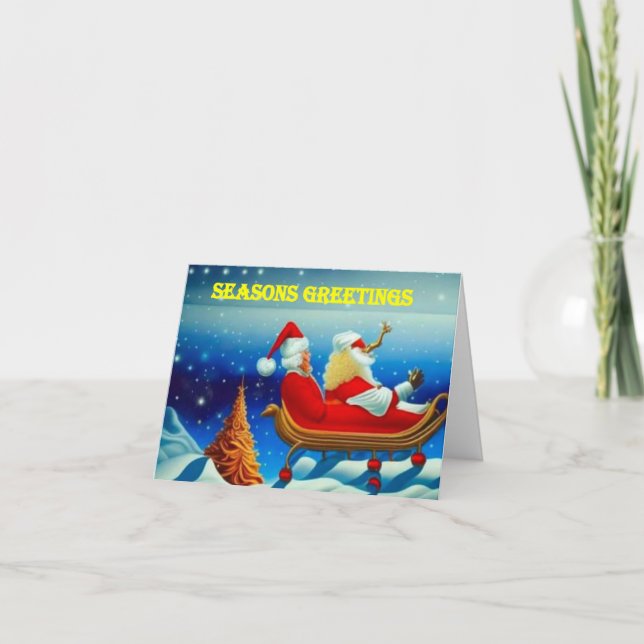 Julkort 14 tack kort (Framsida)