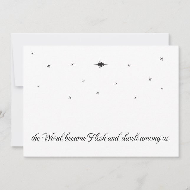 Julkort 2023 - enkel design meddelande (Framsida)