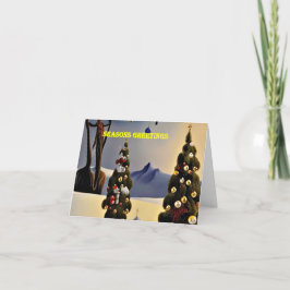 Julkort 25 tack kort