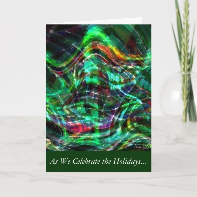 Julkort - älskad/sakkunnig någon helgkort (Framsida)