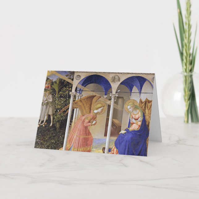 Julkort: Anmälan från Fra Angelico Helgkort (Framsida)