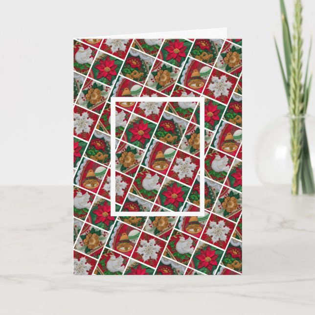 Julkort Anpassa fototext och Namnteckning Helgkort (Framsida)