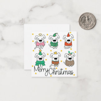 Julkort Anteckningskort