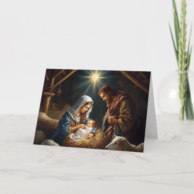 Julkort Baby Jesus Serie #2 Kort (Framsida)