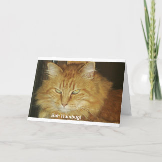 Julkort: Bah Humbug Helgkort