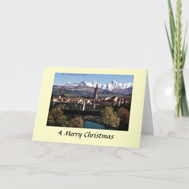 Julkort - Bern, Schweiz Helgkort (Framsida)