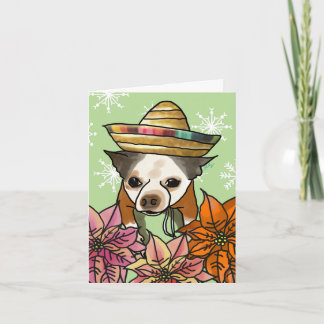 Julkort, Chihuahua Mix Helgkort