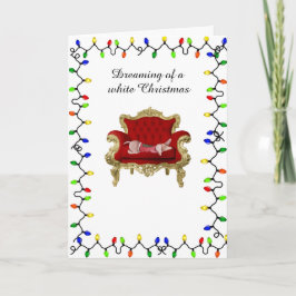 Julkort Dachshund Hund design Helgkort