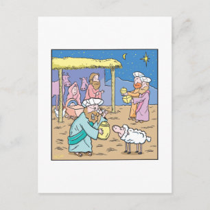 Julkort de tre kloka kungarna helg vykort