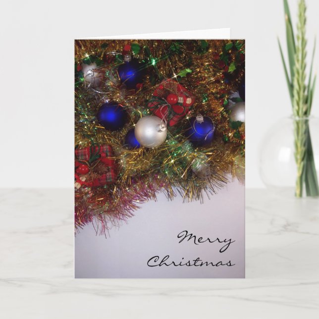 Julkort, dekoration helgkort (Framsida)