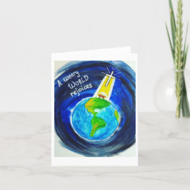 Julkort - en helgdag i världen tack kort