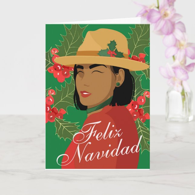 Julkort Feliz Navidad Kort (Orkide)