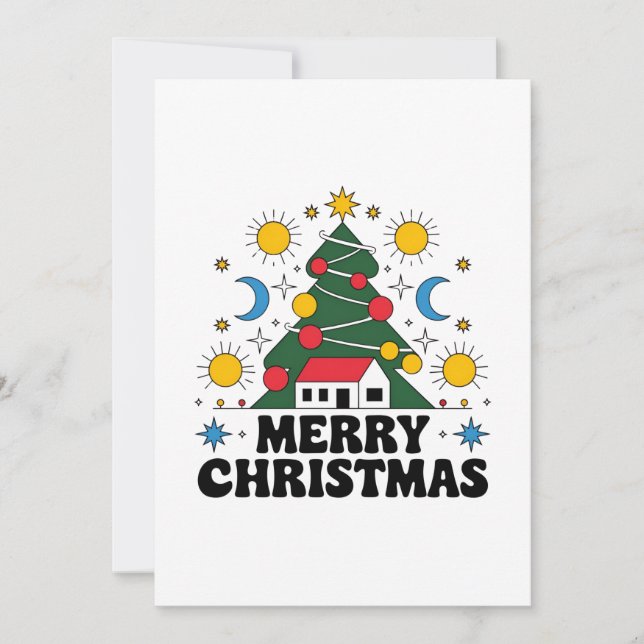 Julkort: Festlig Ny Modell Julkort (Framsida)