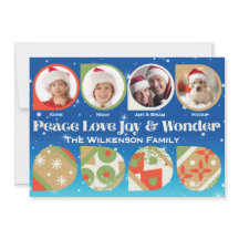 Julkort Fet Ornament