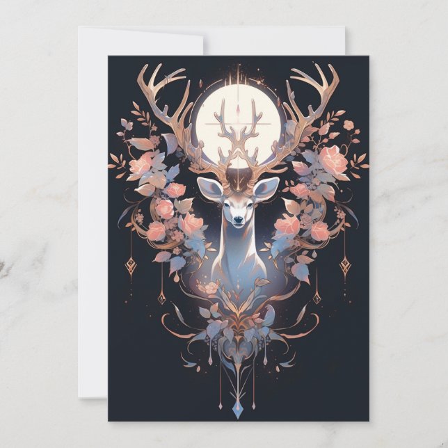 Julkort för abstrakt Mörk (Framsida)