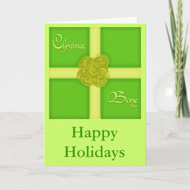 Julkort för Anpassningsbar i gryningsboxen Helgkort (Framsida)