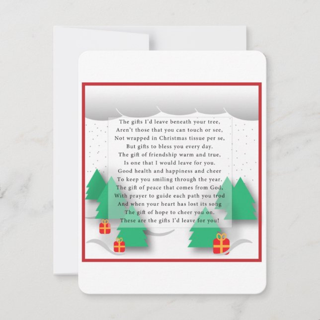 Julkort, för barn julkort (Framsida)