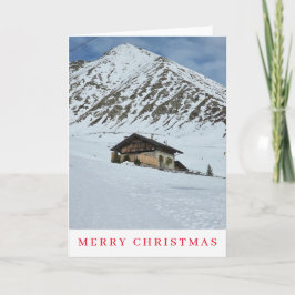 Julkort för bergshyttjevy helgkort