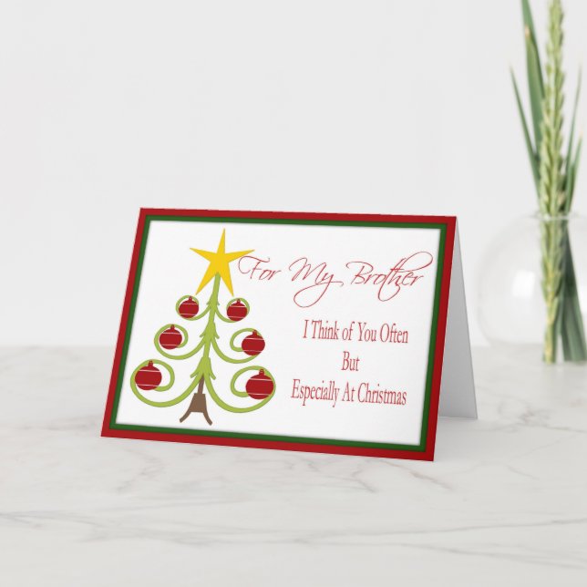 Julkort för broder helgkort (Framsida)
