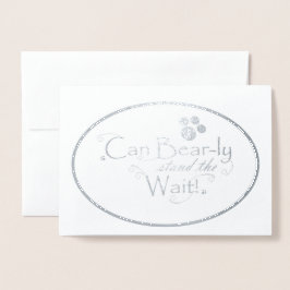 Julkort för bröstcancer folierat kort