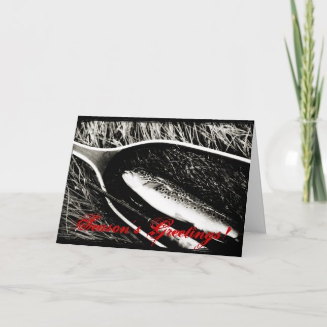 Julkort för brun regnbåge helgkort (Framsida)