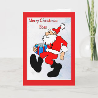 Julkort för Chef Helgkort