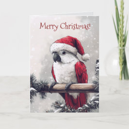 Julkort för Cute Cockatoo Kort