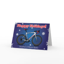 Julkort för cyklister