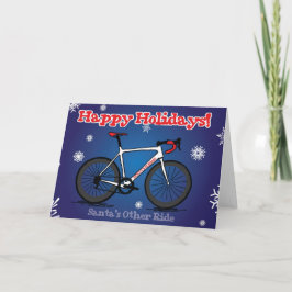 Julkort för cyklister helgkort