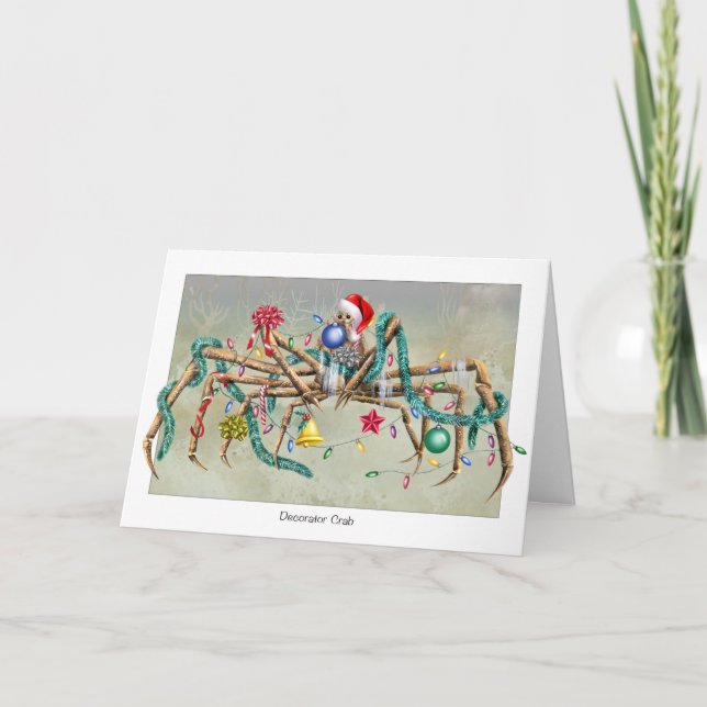 Julkort för dekorator Crab Helgkort (Framsida)