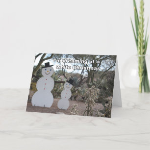 Julkort för Desert Snowbird Helgkort