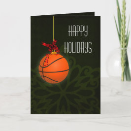 julkort för en basketspelare helgkort