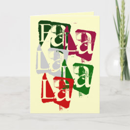 JULKORT FÖR FA-LALA HELGKORT