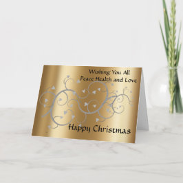 Julkort för familj och vänner helgkort