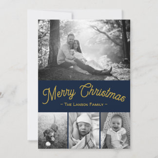 Julkort för familjen