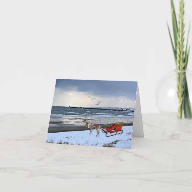 Julkort för fastland helgkort (Framsida)