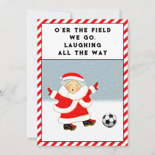 Julkort för fotboll