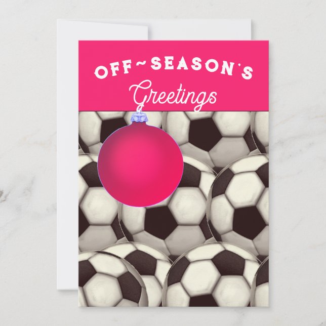 Julkort för fotboll (Framsida)