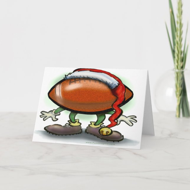 Julkort för fotboll helgkort (Framsida)