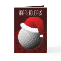 julkort för golfare