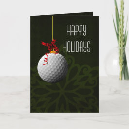 julkort för golfare helgkort