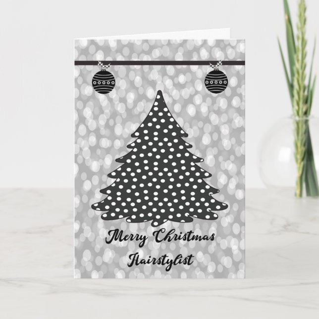 Julkort för Hairstylist Kort (Framsida)
