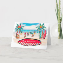 Julkort för hawaitiska Surfan