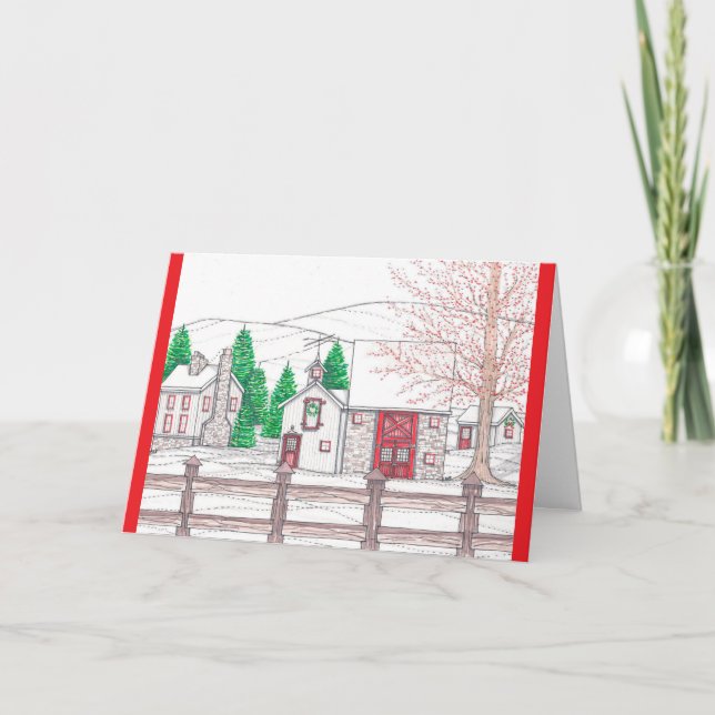 Julkort för helgdag-servergrupp tack kort (Framsida)