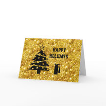 Julkort för julgran och brandsläckare