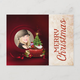 Julkort för jultomten helg vykort