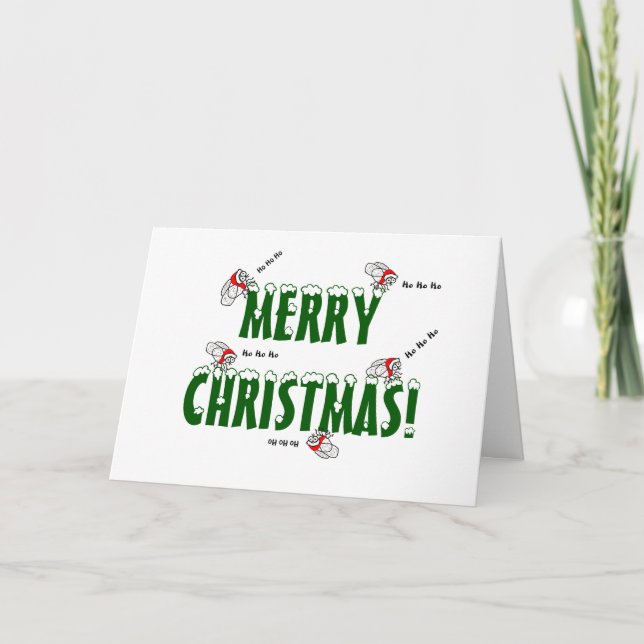 julkort för jultomten helgkort (Framsida)